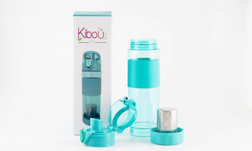 Bouteille à infuser Kibou Turquoise